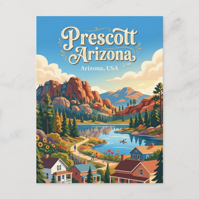 Carte Postale Prescott Arizona (Devant)