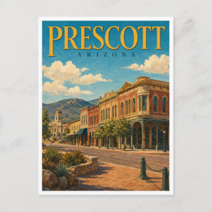 Carte Postale Prescott Arizona Whiskey Row GeoSaga