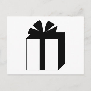 Carte Postale Présence noire et blanche