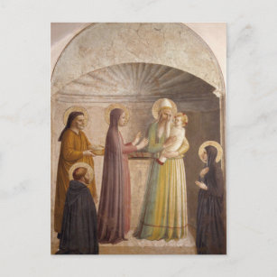 Carte Postale Présentation de Jésus dans le Temple, Fra Angelico