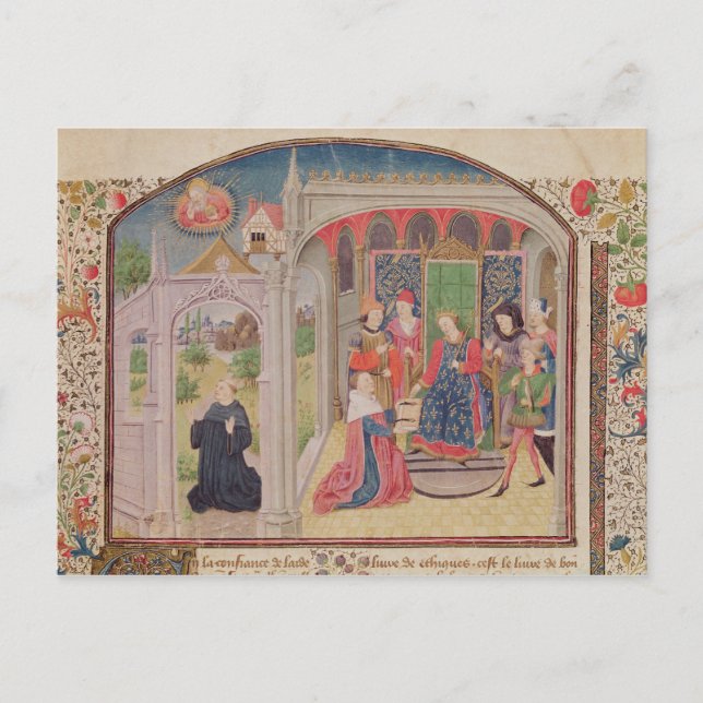 Carte Postale Présentation de l'éthique au roi (Devant)