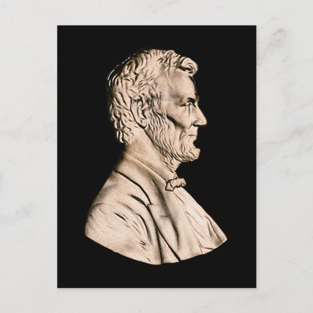 Carte Postale Président Abraham Lincoln (Devant)