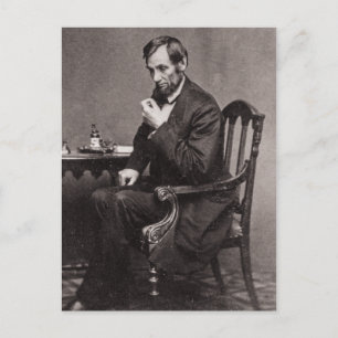 CARTE POSTALE PRESIDENT ABRAHAM LINCOLN 1862 STEREOVIEW