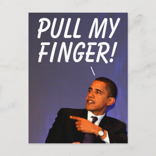 Carte Postale Président Barack Obama (Devant)