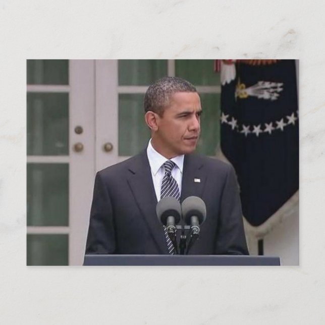 Carte Postale Président Barack Obama (Devant)