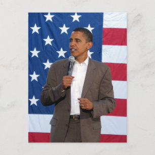 Carte Postale President Barack Obama