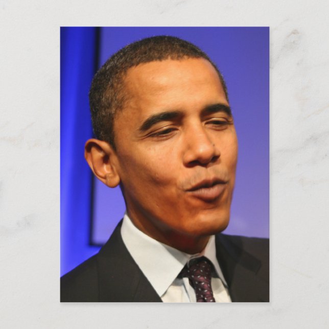 Carte Postale Président Barack Obama (Devant)