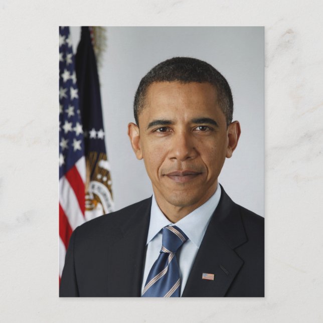 Carte Postale Président Barack Obama (Devant)