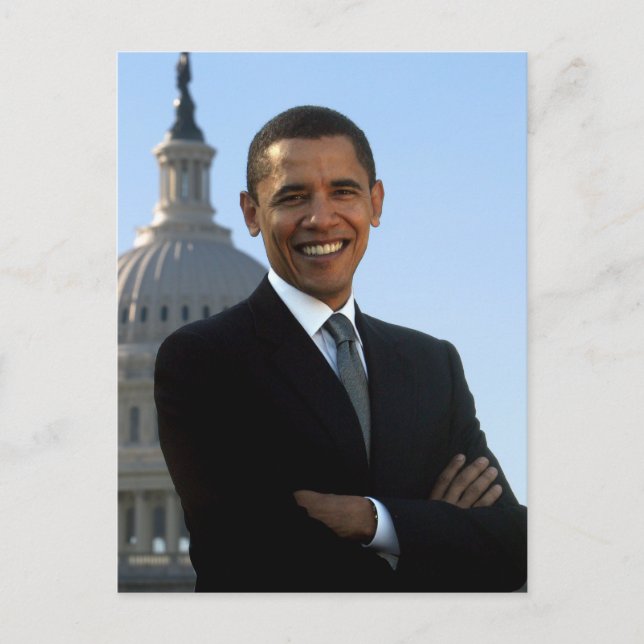 Carte Postale Président Barack Obama (Devant)