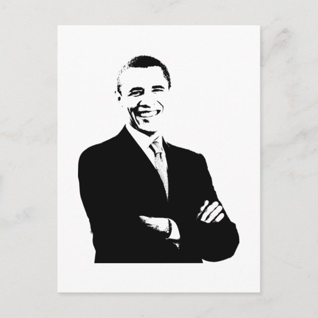 Carte Postale Président Barack Obama (Devant)