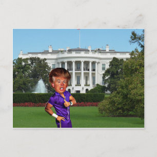 Carte Postale président donald trump