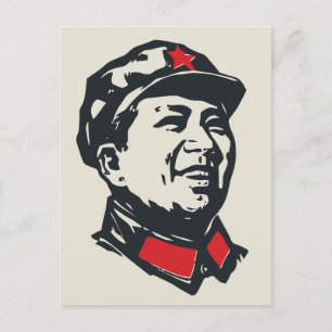 Carte Postale Président Mao Portrait
