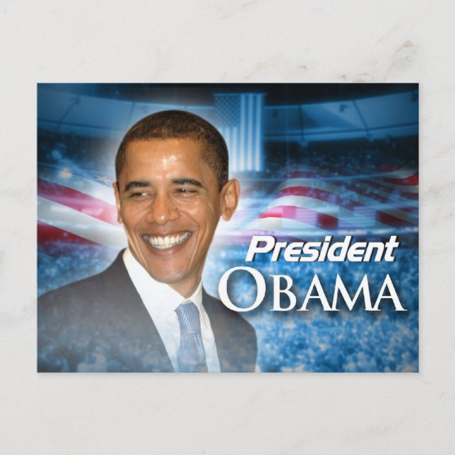 Carte Postale Président Obama (Devant)