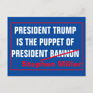 Carte Postale Président Stephen Miller