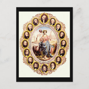 Carte Postale Présidents des États-Unis