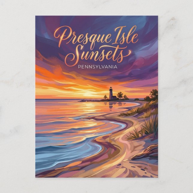 Carte Postale Presque Isle State Park Pennsylvania (Devant)