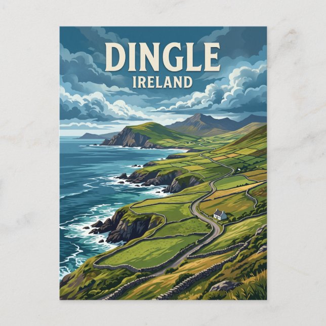 Carte Postale Presqu'île de Dingle Irlande (Devant)