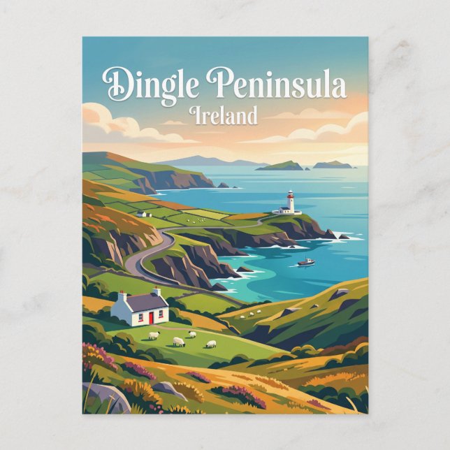 Carte Postale Presqu'île de Dingle Irlande (Devant)