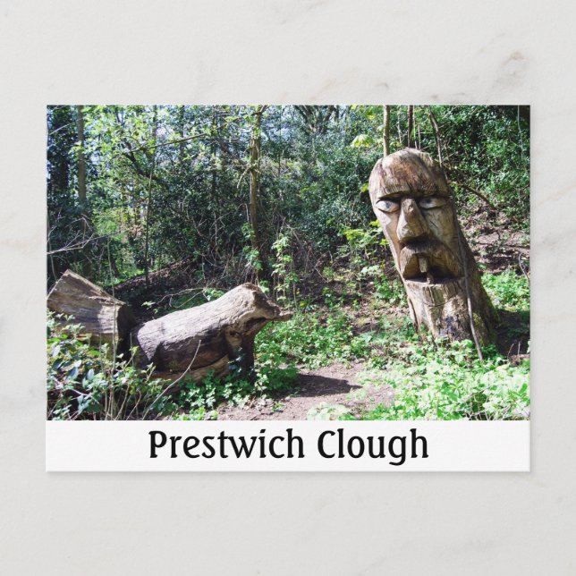 Carte postale Prestwich Clough (Devant)