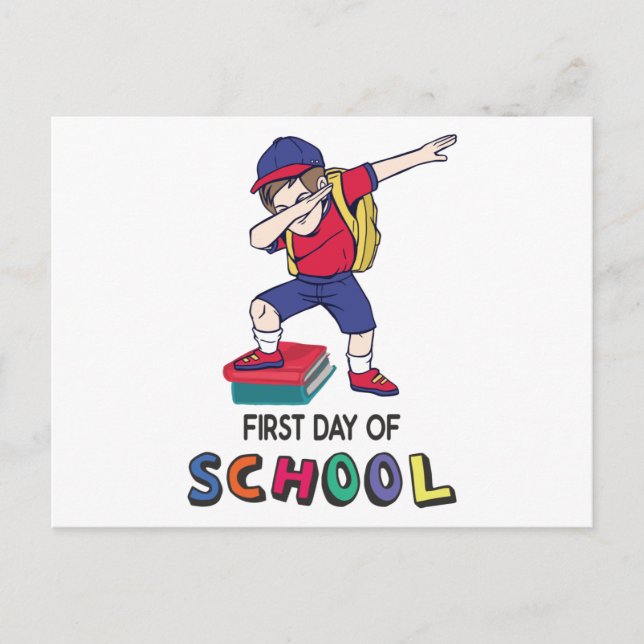 Carte Postale Prêt pour l'école en ligne (Devant)