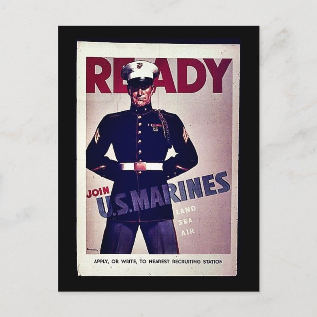 Carte Postale Prêt pour tout (Devant)