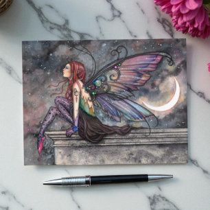Carte Postale Prête au vol Mystique Féerique Céleste Art