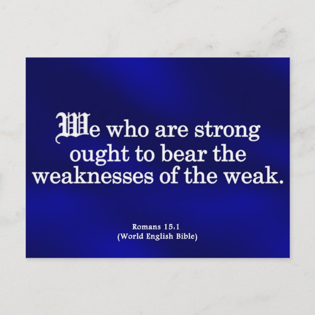 Carte Postale Prêter un coup de main Romains 15-1 (Devant)