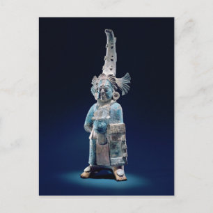 Carte Postale Prêtre en robes cérémonielles, île de Jaina