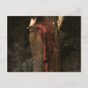 Carte Postale Prêtresse de Delphes, 1891 par John Collier