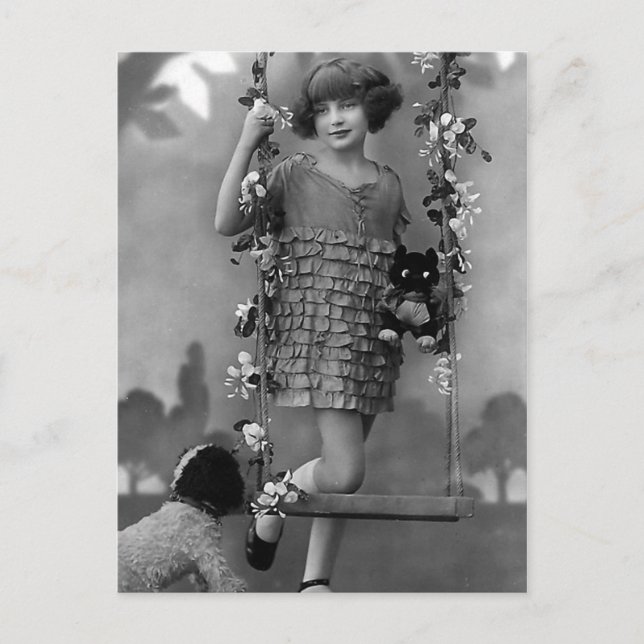 Carte Postale "Pretty Child" Vintage Photograph (Devant)
