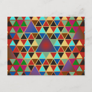 Carte Postale Pretty triangle pattern III + your ideas