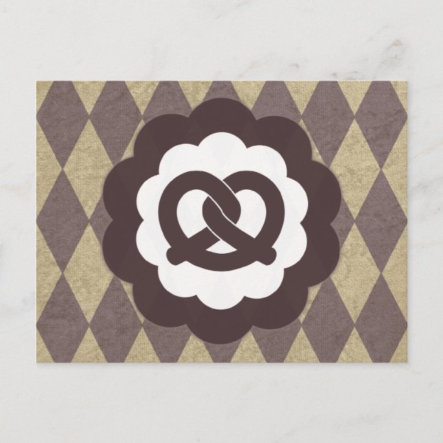 Carte Postale pretzel (Devant)