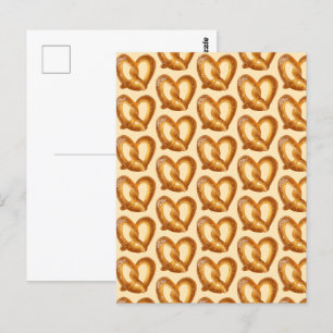 Carte Postale Pretzel doux au sel