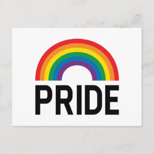 Carte Postale Pride arc-en-ciel