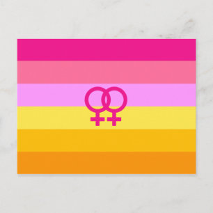 Carte Postale Pride de l'aube lesbienne WLW