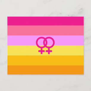 Carte Postale Pride de l'aube lesbienne WLW