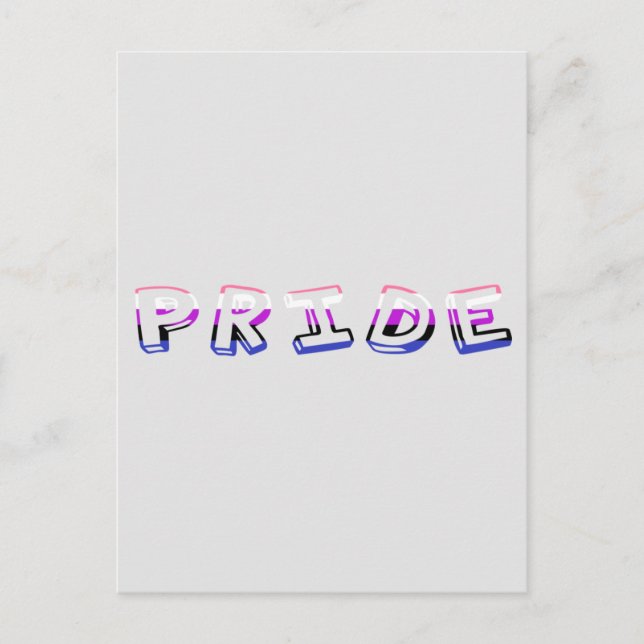 Carte Postale Pride holo | Pride (Devant)