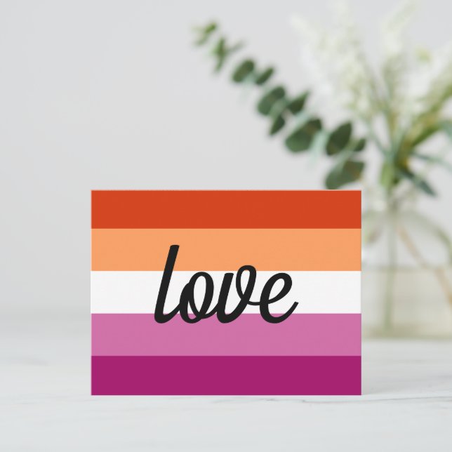 Carte Postale Pride lesbienne (Debout devant)