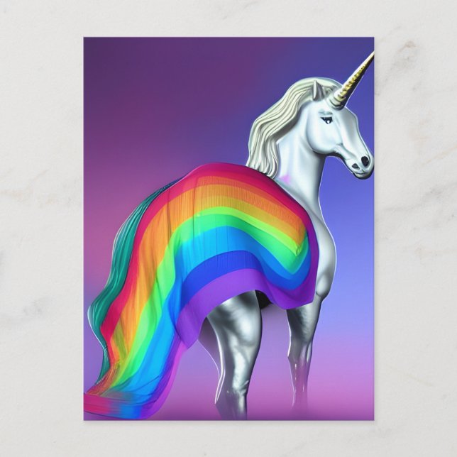 Carte postale Pride Unicorn (Devant)