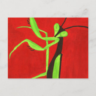 Carte Postale Prier Mantis