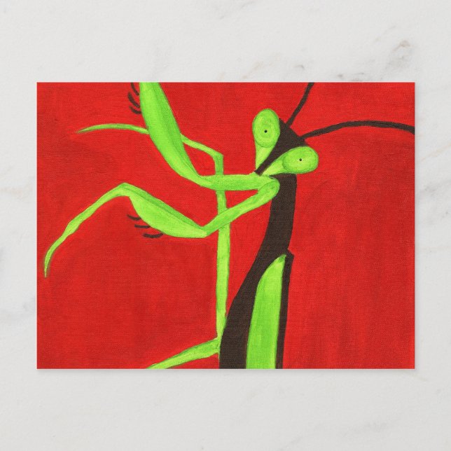 Carte Postale Prier Mantis (Devant)