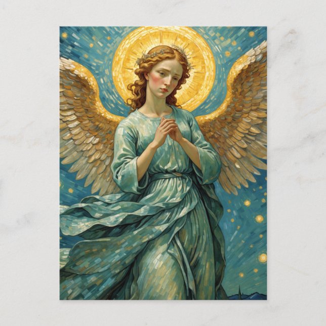 Carte Postale Prière Angel Faux Van Gogh (Devant)