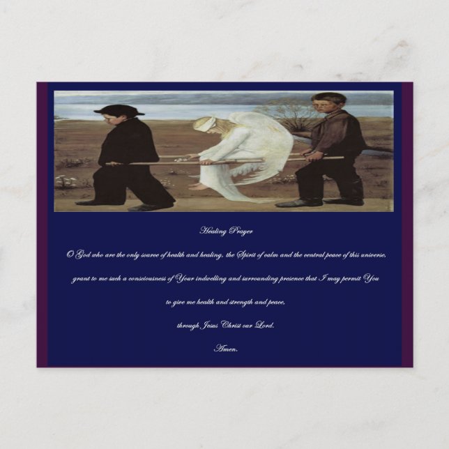 Carte Postale Prière de guérison (Devant)