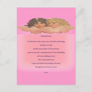 Carte Postale Prière de guérison pour eux