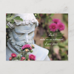 Carte Postale Prière de Saint François d'Assise