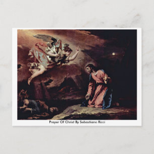 Carte Postale Prière Du Christ Par Sebastiano Ricci