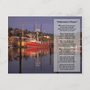 Carte Postale prière du pêcheur