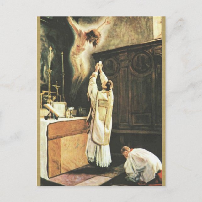 Carte Postale Prière pour les prêtres catholiques Chaplet de rép (Devant)