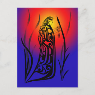 Carte Postale Prières Sunrise de Médecine Femme