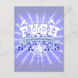 Carte Postale Priez Jusqu'À Ce Que Quelque Chose Arrive